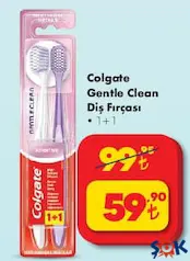 COLGATE GENTLE CLEAN DİŞ FIRÇASI 1+1